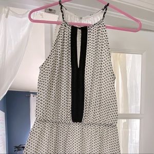 Black and white dress